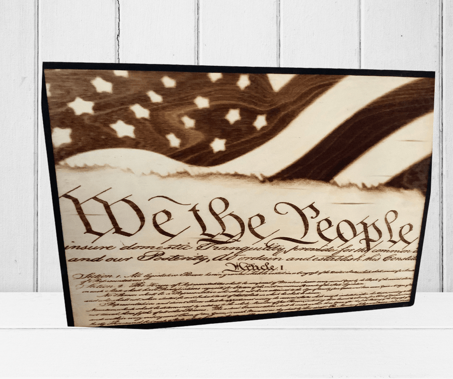 We The People Patriotic Sign - 