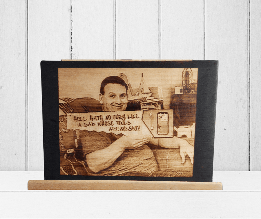 Wood Burnt Photo *Size 5x7* - 