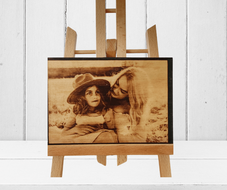 Wood Burnt Photo *Size 5x7* - 