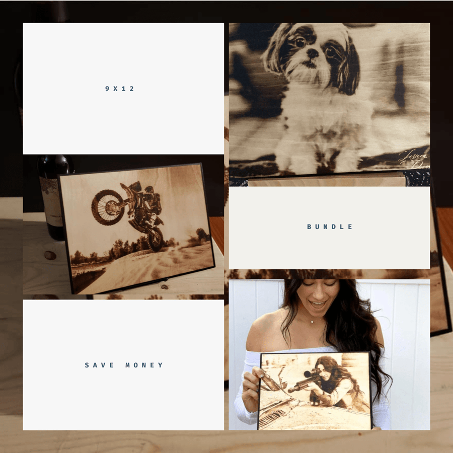 9x12 - Bundle of 3 Creations - 