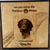 Memorial Pet Photo "Rainbow Bridge"