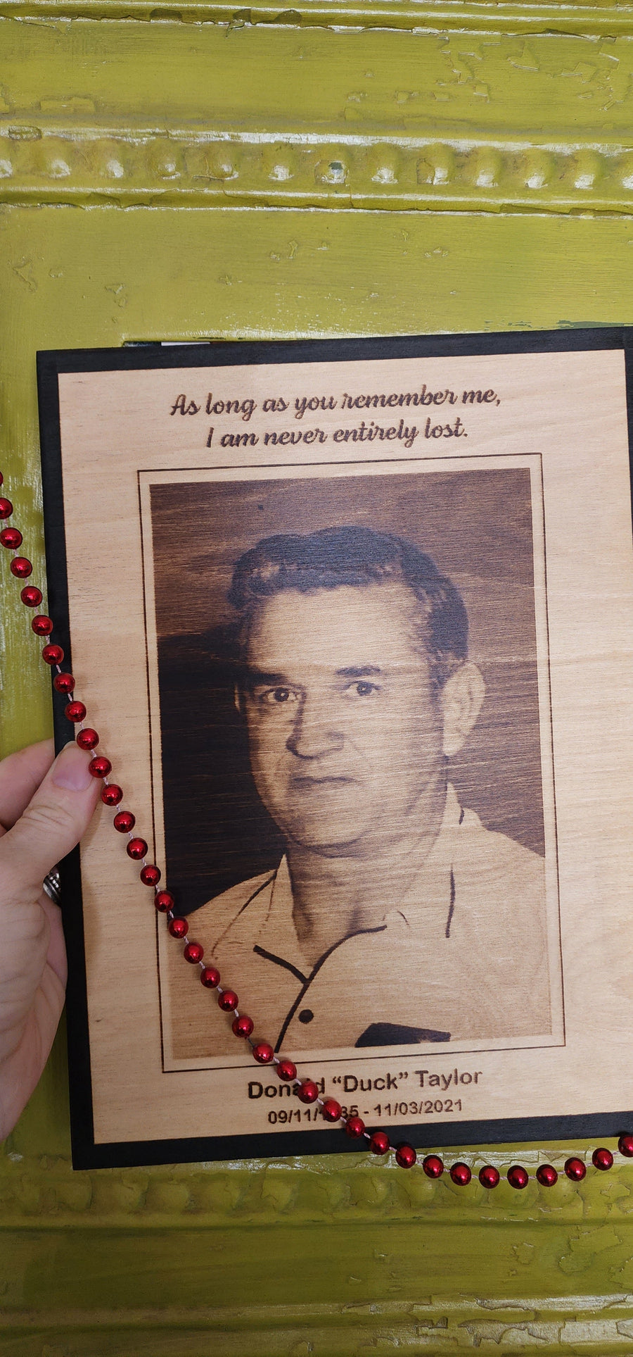 Custom Memorial Creation & Gift - 