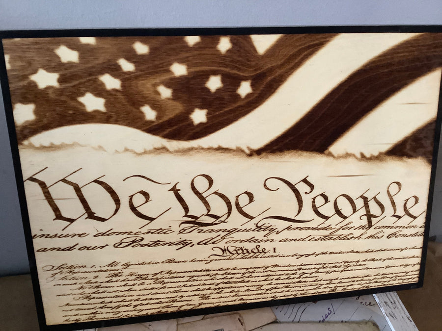 We The People Patriotic Sign - 