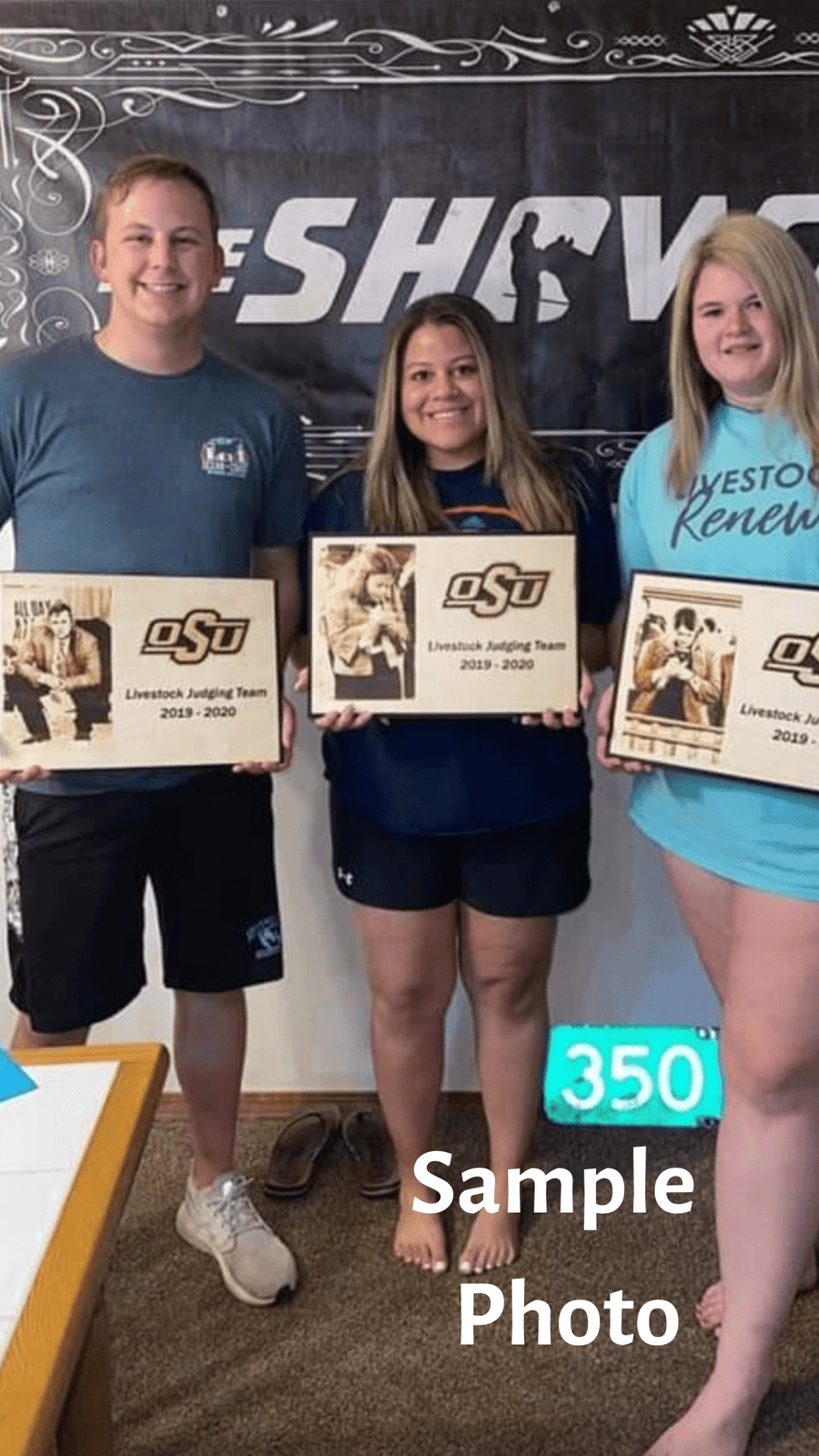 Wood Burnt Photo* Size 11x16* - 