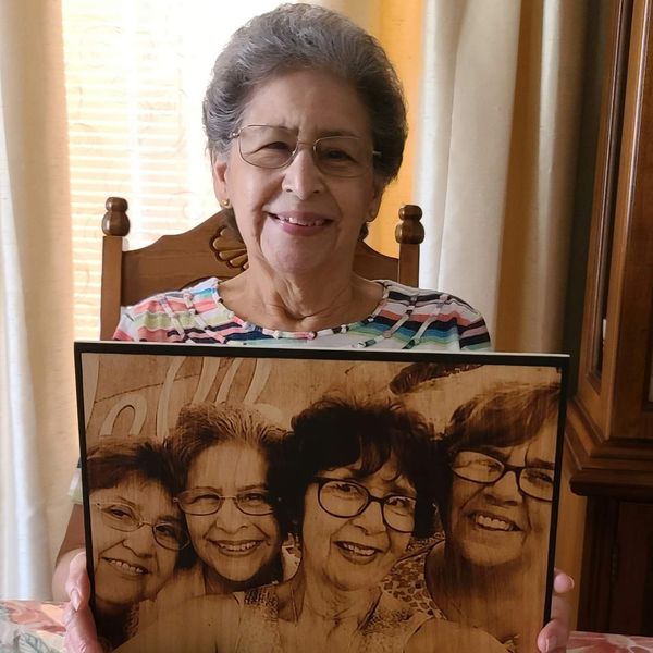 Wood Burnt Photo* Size 11x16* - 