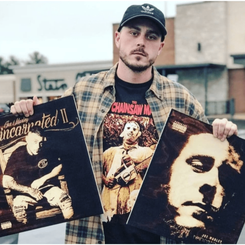 Wood Burnt Photo *Size 16x16* - 