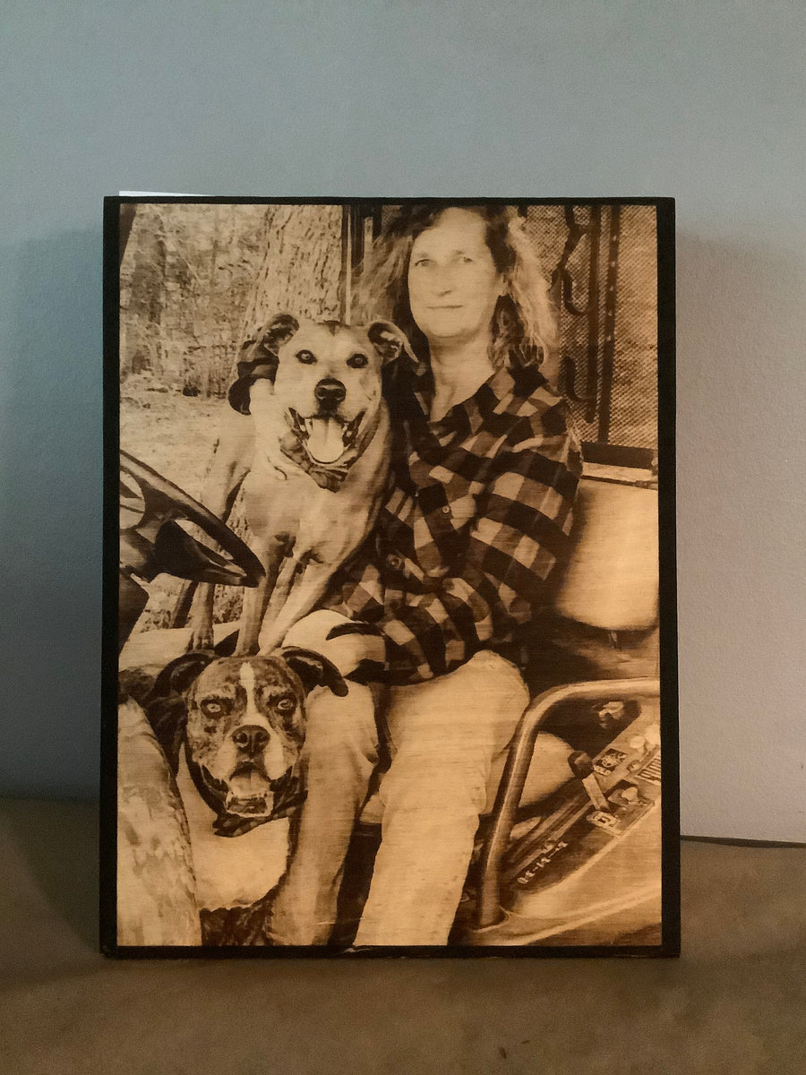 Wood Burnt Photo *Size 5x7* - 